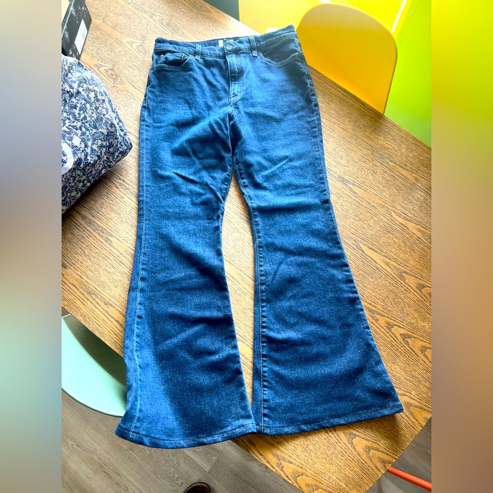 Hudson Bell Bottom Jeans (Size 30)